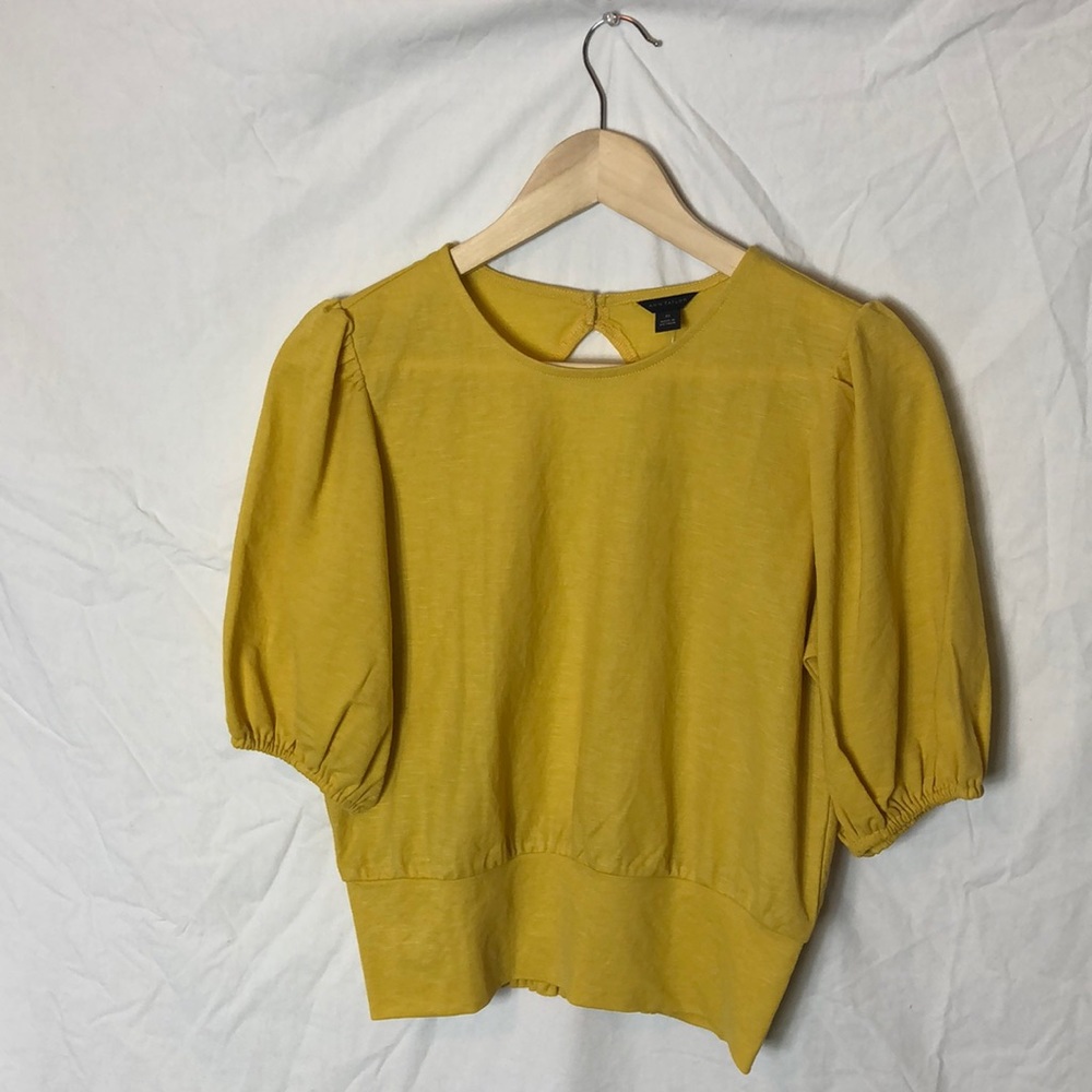 Ann Taylor Yellow Top (C)